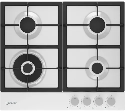 Газовая варочная поверхность Indesit THPM 642 WS/WH/I белый Газовая варочная поверхность Indesit THPM 642 WS/WH/I белый