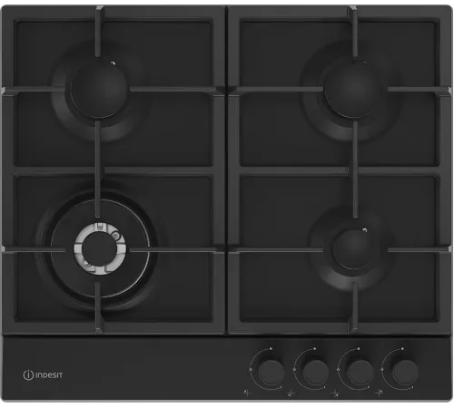 Газовая варочная поверхность Indesit THPM 642 WS/BL/I черный Газовая варочная поверхность Indesit THPM 642 WS/BL/I черный