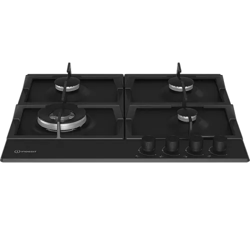 Газовая варочная поверхность Indesit THPM 642 WS/BL/I черный Газовая варочная поверхность Indesit THPM 642 WS/BL/I черный