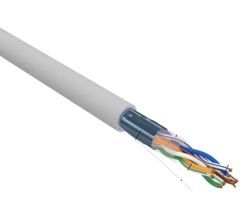 Кабель информационный PROconnect 01-0143 кат.5E U/UTP 4 пары 24AWG PVC внутренний 305м серый Кабель информационный PROconnect 01-0143 кат.5E U/UTP 4 пары 24AWG PVC внутренний 305м серый