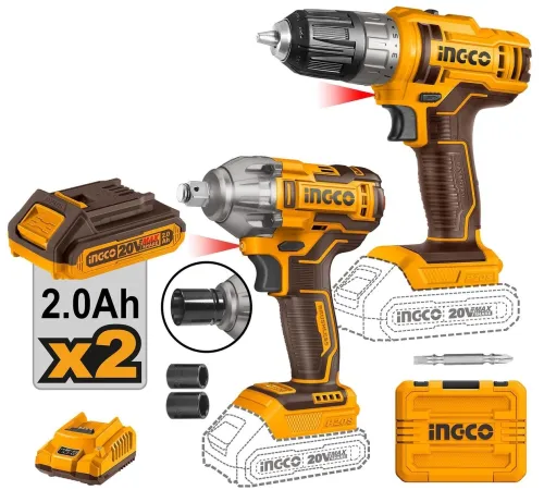 Набор электроинструмента Ingco Industrial COSLI230702 в компл.:2инструм. Набор электроинструмента Ingco Industrial COSLI230702 в компл.:2инструм.