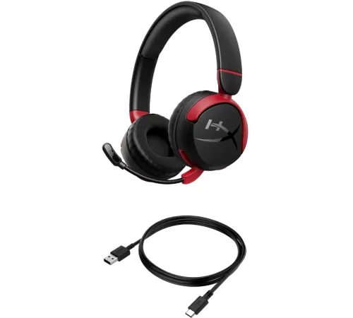 Наушники с микрофоном HyperX Cloud Mini черный/красный (7G8F1AA)