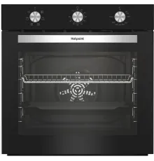 Духовой шкаф Электрический Hotpoint HETF 614 JH BL черный