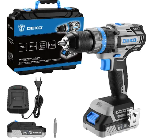 Дрель-шуруповерт Deko ZKCID20V аккум. патрон:быстрозажимной (084-1037) Дрель-шуруповерт Deko ZKCID20V аккум. патрон:быстрозажимной (084-1037)