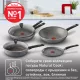 Сковорода Tefal Natural Cook 4213122 круглая 22см покрытие: Mineralia ручка несъемная (без крышки) серый (9100053993)