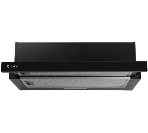 Вытяжка встраиваемая Lex HIDE G 600 черный управление: кнопочное (1 мотор)
