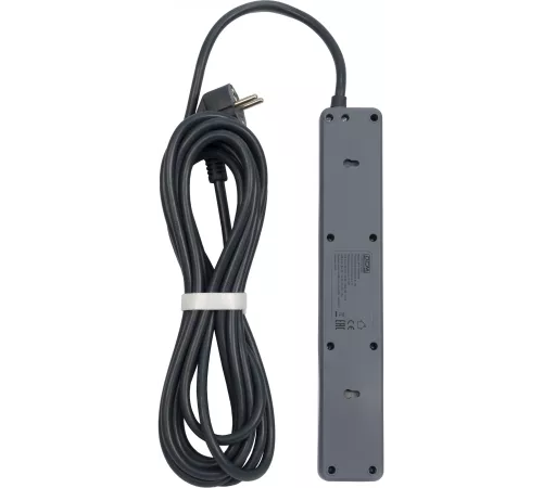 Сетевой фильтр-удлинитель PowerCom SP-01 USB2A1CW 3.0M