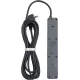 Сетевой фильтр-удлинитель PowerCom SP-01 USB2A1CW 3.0M