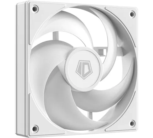 Вентилятор для корпуса ID-COOLING AS-120-W (120mm, 2000rpm, 58.0 CFM, 27.2 дБ, PWM 4-pin, white) (AS-120-W)