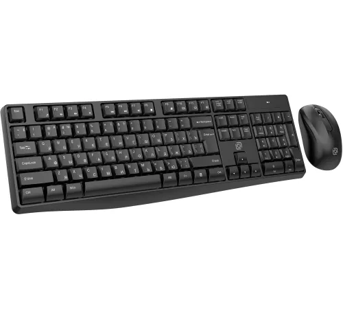 Клавиатура + мышь Оклик S260W клав:черный мышь:черный USB беспроводная Multimedia (2066170)