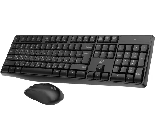 Клавиатура + мышь Оклик S260W клав:черный мышь:черный USB беспроводная Multimedia (2066170)