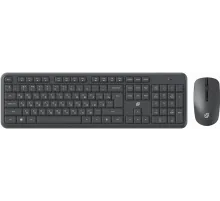 Клавиатура + мышь Оклик S277W клав:серый мышь:серый USB беспроводная Multimedia (2066173)