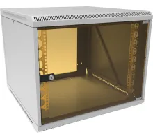 Шкаф коммутационный Suprlan (05-1096) настенный 12U 600x600мм пер.дв.стекл направл.под закл.гайки 70кг RAL 7035 535мм 22.69кг 500мм