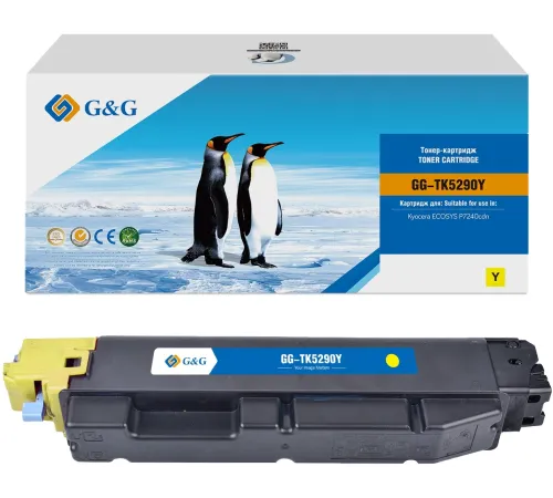 Картридж лазерный G&G GG-TK5290Y TK5290Y желтый (13000стр.) для Kyocera ECOSYS P7240cdn Картридж лазерный G&G GG-TK5290Y TK5290Y желтый (13000стр.) для Kyocera ECOSYS P7240cdn