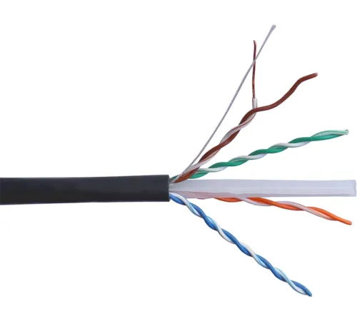 Кабель информационный Lanmaster TWT-6UTP-UNV кат.6 UTP 4 пары 23AWG LSZH универсальный 305м черный