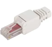 Коннектор Lanmaster LAN-TMP-S6 полевойRJ45 кат.6 STP бел. (упак.:1шт)