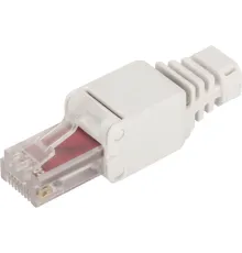 Коннектор Lanmaster LAN-TMP-U6A-WH полев.RJ45 кат.6A UTP бел. (упак.:1шт)
