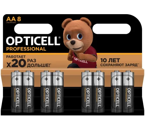 Батарея Opticell Professional AA AA (8шт) блистер Батарея Opticell Professional AA AA (8шт) блистер