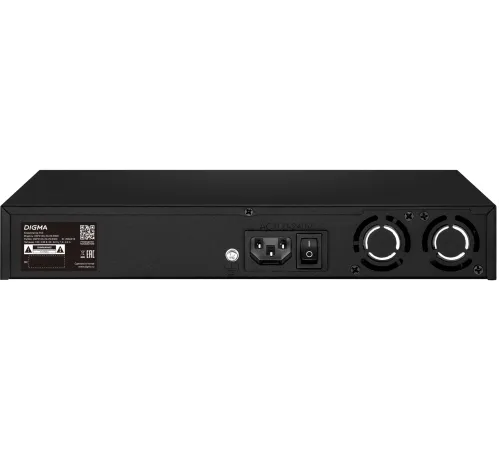 Коммутатор Digma DSP216G-2G-2S-R300 (L2) 18x1Гбит/с 2SFP 16PoE 16PoE+ 2PoE++ 300W неуправляемый