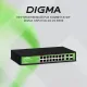 Коммутатор Digma DSP216G-2G-2S-R300 (L2) 18x1Гбит/с 2SFP 16PoE 16PoE+ 2PoE++ 300W неуправляемый