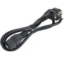 Шнур питания ITK PC-C19D-1M C19-Schuko проводник.:3x1.5мм2 1м 230В 16А (упак.:1шт) черный