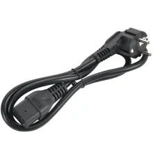 Шнур питания ITK PC-C19D-1M C19-Schuko проводник.:3x1.5мм2 1м 230В 16А (упак.:1шт) черный