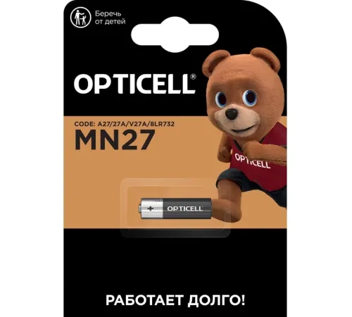 Батарея Opticell Specialty MN27 AAA (1шт) блистер Батарея Opticell Specialty MN27 AAA (1шт) блистер