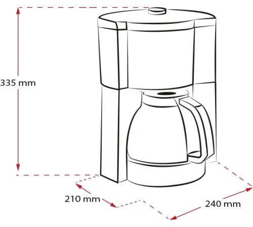 Кофеварка капельная Melitta 1025-18 1000Вт черный/нержавеющая сталь Кофеварка капельная Melitta 1025-18 1000Вт черный/нержавеющая сталь