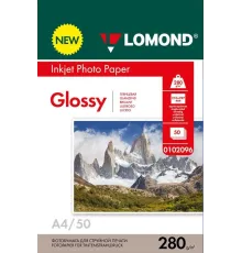 Фотобумага LOMOND  280 г/м2 А4 односторонняя глянцевая   50 л.