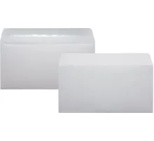 Конверт Silwerhof Eco 206 E65 110x220мм белый клеевой слой 80г/м2 (pack:1000pcs)