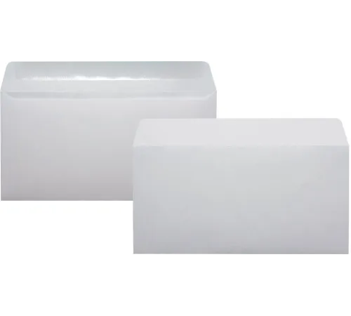 Конверт Silwerhof Eco 206 E65 110x220мм белый клеевой слой 80г/м2 (pack:1000pcs) Конверт Silwerhof Eco 206 E65 110x220мм белый клеевой слой 80г/м2 (pack:1000pcs)