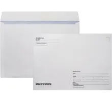 Конверт Silwerhof Eco С40.15.50 C4 229x324мм "Куда-Кому" белый силиконовая лента 80г/м2 (pack:50pcs)