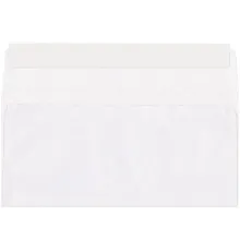 Конверт Silwerhof Eco Е65.10 E65 110x220мм белый силиконовая лента 80г/м2 (pack:1000pcs)