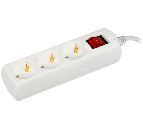 Iek WYP10-10-03-07-ZK-G Удлинитель У03В с выключателем 3 места 2P+PE/7м 3х1мм2 10А/250В GENERICA Iek WYP10-10-03-07-ZK-G Удлинитель У03В с выключателем 3 места 2P+PE/7м 3х1мм2 10А/250В GENERICA