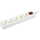 Iek WYP10-10-05-05-ZK-G Удлинитель У05В с выключателем 5 мест 2P+PE/5м 3х1мм2 10А/250В GENERICA