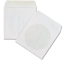 Конверт Silwerhof Eco 201070 CD 125x125мм с окном белый клеевой слой 80г/м2 (pack:1000pcs)