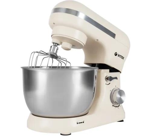 Миксер планетарный Vitek VT-PM0110 1500Вт кремовый