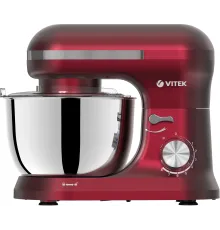 Миксер планетарный Vitek VT-PM0111 1500Вт вишневый