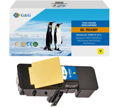 Картридж лазерный G&G GG-TK5430Y TK-5430Y желтый (1250стр.) для Kyocera Ecosys PA2100cx/PA2100cwx/MA2100cfx/MA2100cwfx Картридж лазерный G&G GG-TK5430Y TK-5430Y желтый (1250стр.) для Kyocera Ecosys PA2100cx/PA2100cwx/MA2100cfx/MA2100cwfx