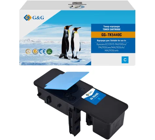 Картридж лазерный G&G GG-TK5440C TK-5440C голубой (2400стр.) для Kyocera ECOSYS PA2100cx/PA2100cwx/MA2100cfx/MA2100cwfx Картридж лазерный G&G GG-TK5440C TK-5440C голубой (2400стр.) для Kyocera ECOSYS PA2100cx/PA2100cwx/MA2100cfx/MA2100cwfx