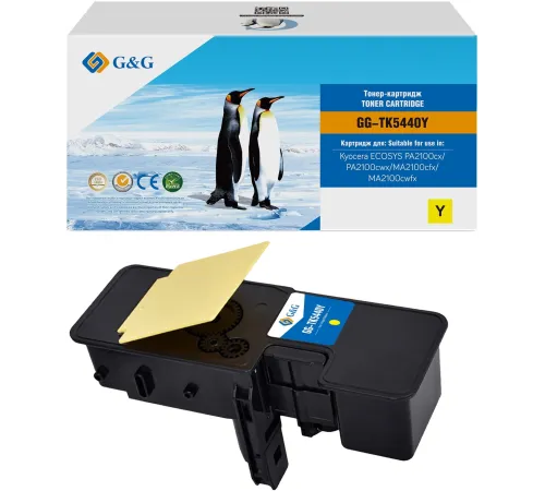 Картридж лазерный G&G GG-TK5440Y TK-5440Y желтый (2400стр.) для Kyocera ECOSYS PA2100cx/PA2100cwx/MA2100cfx/MA2100cwfx Картридж лазерный G&G GG-TK5440Y TK-5440Y желтый (2400стр.) для Kyocera ECOSYS PA2100cx/PA2100cwx/MA2100cfx/MA2100cwfx