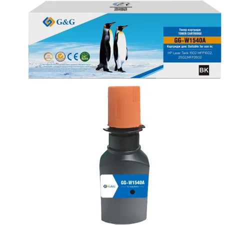 Картридж лазерный G&G GG-W1540A W1540A черный (2500стр.) для HP Laser Tank 1502/MFP 1602/2502/MFP 2602