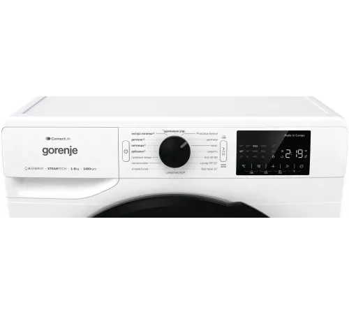 Стиральная машина Gorenje WGPNEI84A1SW класс: A-30% загр.фронтальная макс.:8кг белый