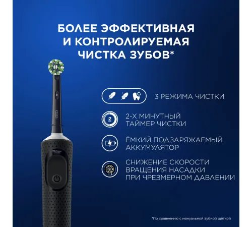 Зубная щетка электрическая Oral-B Vitality Pro 80368961 черный Зубная щетка электрическая Oral-B Vitality Pro 80368961 черный