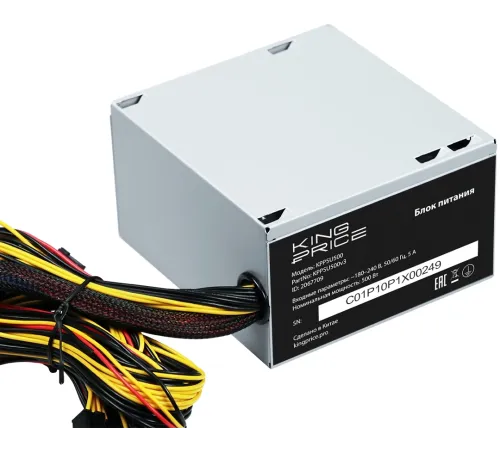 Блок питания KingPrice ATX 500W KPPSU500 (20+4pin) 120mm fan 4xSATA Блок питания KingPrice ATX 500W KPPSU500 (20+4pin) 120mm fan 4xSATA