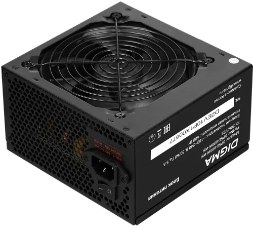 Блок питания Digma ATX 600W DPSU-600W-WH 80 PLUS WHITE (20+4pin) APFC 120mm fan 6xSATA RTL Блок питания Digma ATX 600W DPSU-600W-WH 80 PLUS WHITE (20+4pin) APFC 120mm fan 6xSATA RTL