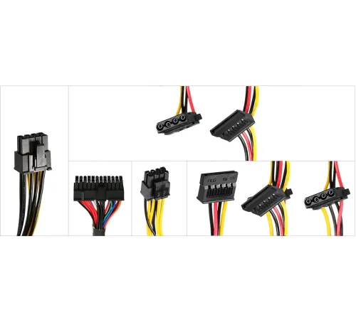 Блок питания KingPrice SFX 400W KPPSU400 (20+4pin) PPFC 80mm fan 3xSATA Блок питания KingPrice SFX 400W KPPSU400 (20+4pin) PPFC 80mm fan 3xSATA