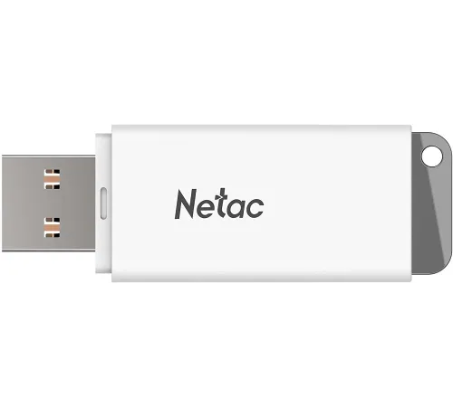Флешка USB Netac U185, 4ГБ, USB2.0, белый NT03U185N-004G-20WH