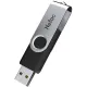 Флешка USB Netac U505, 4ГБ, USB 2.0, черный/серебристый, NT03U505N-004G-20BK