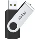 Флешка USB Netac U505, 4ГБ, USB 2.0, черный/серебристый, NT03U505N-004G-20BK